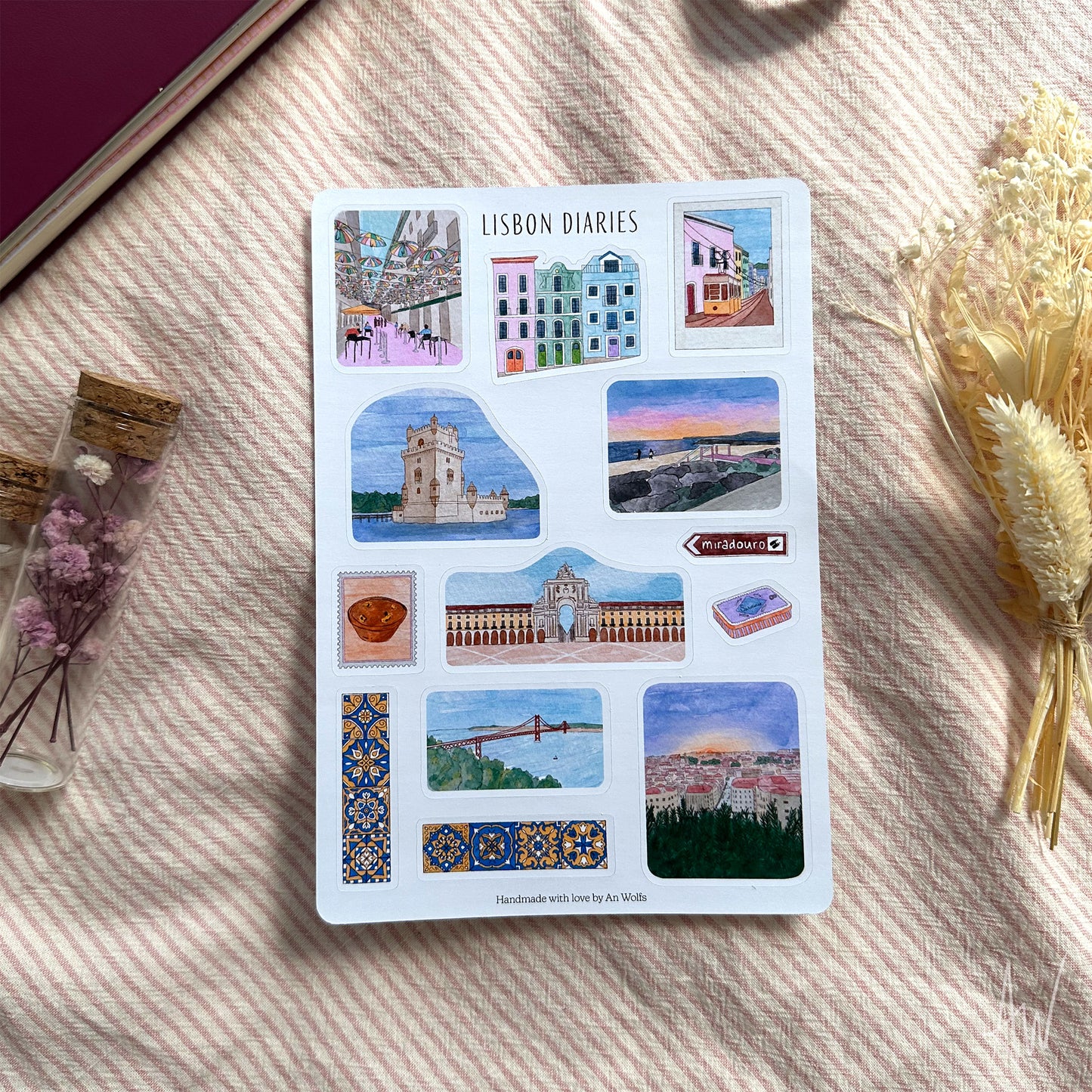 Lisbon Diaries | Sticker Sheet