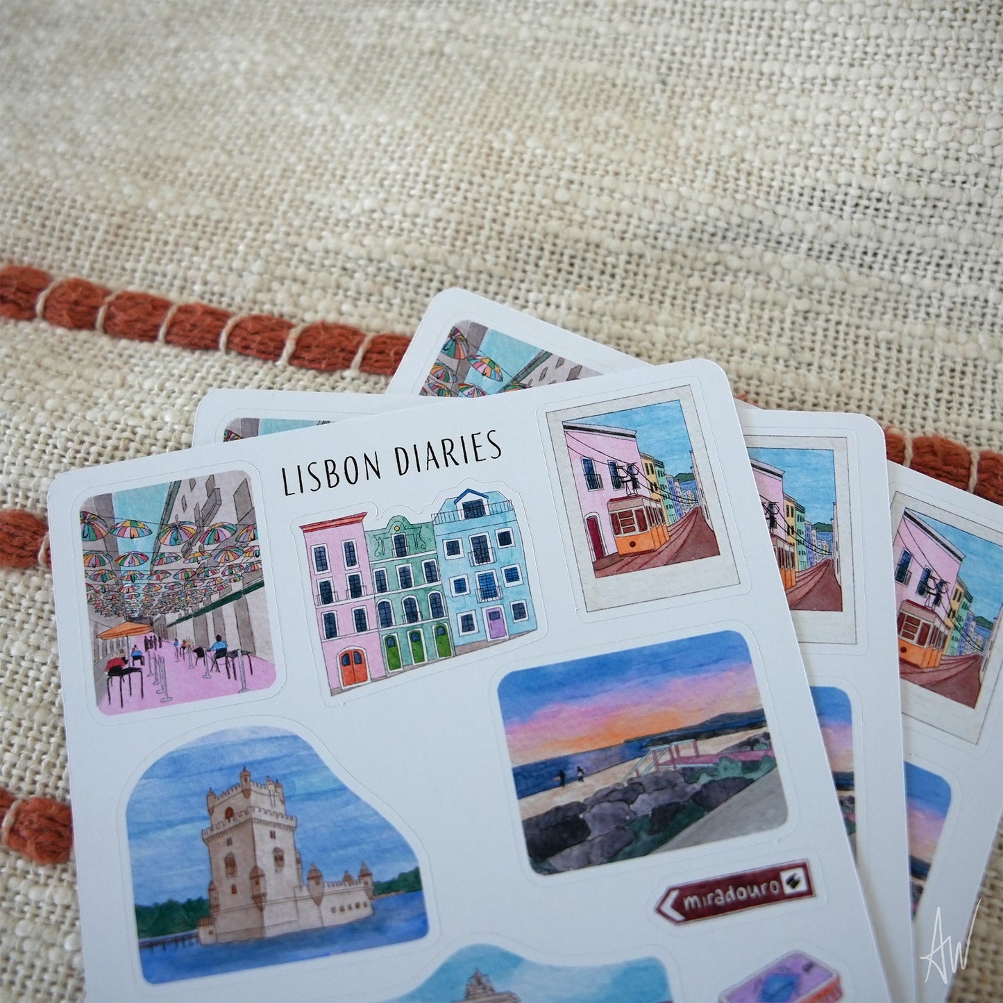 Lisbon Diaries | Sticker Sheet