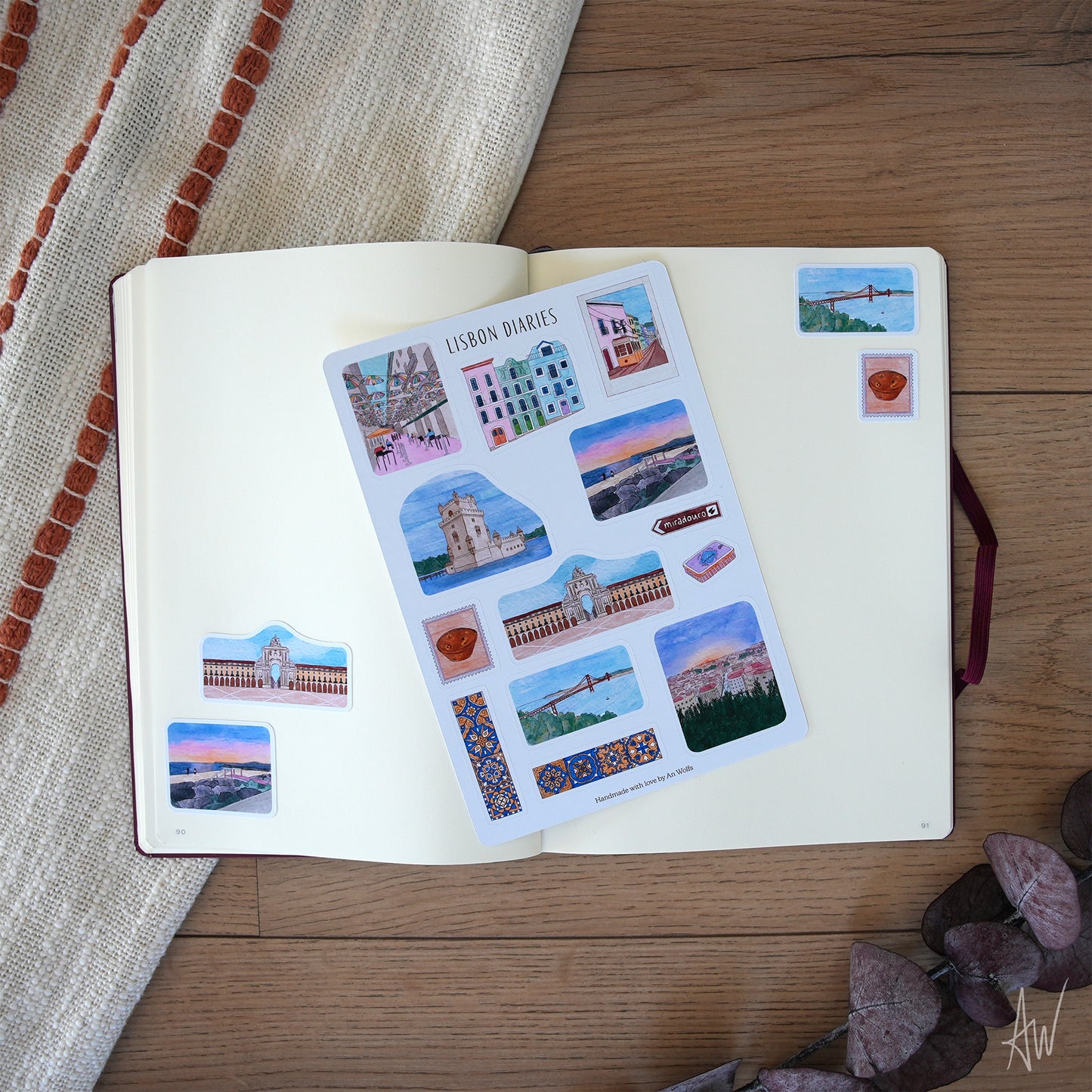 Lisbon Diaries | Sticker Sheet