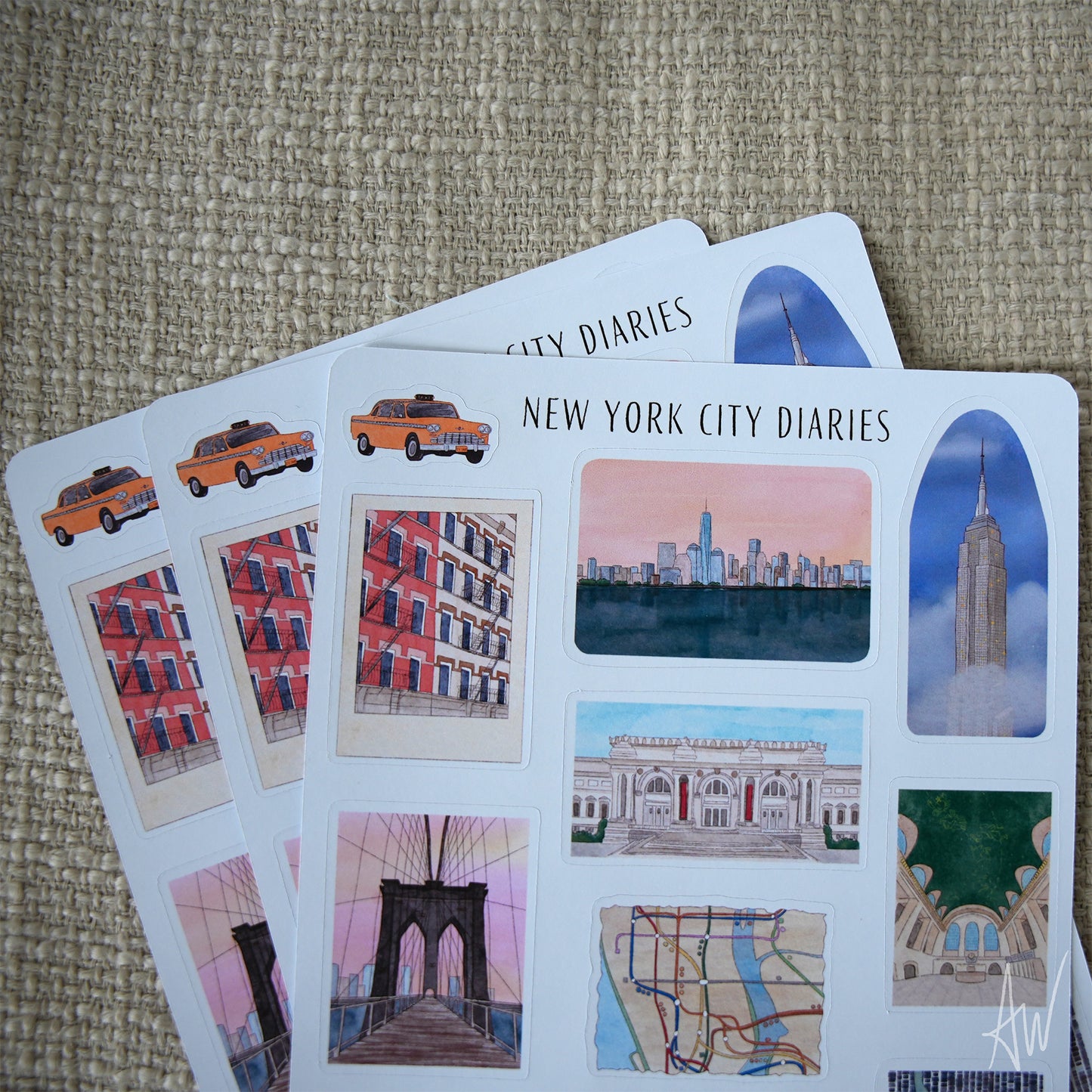 New York City Diaries | Sticker Sheet