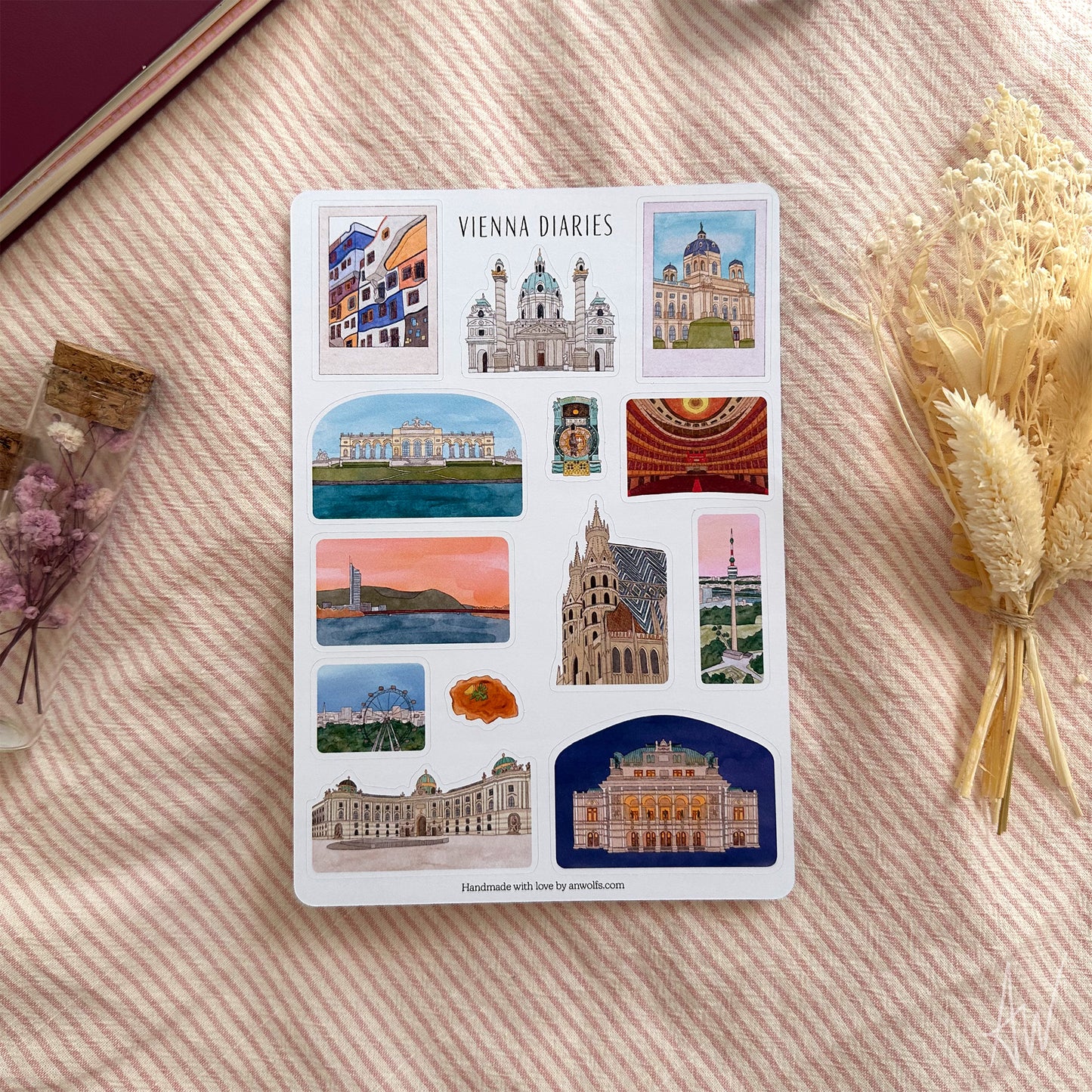 Vienna Diaries | Sticker Sheet