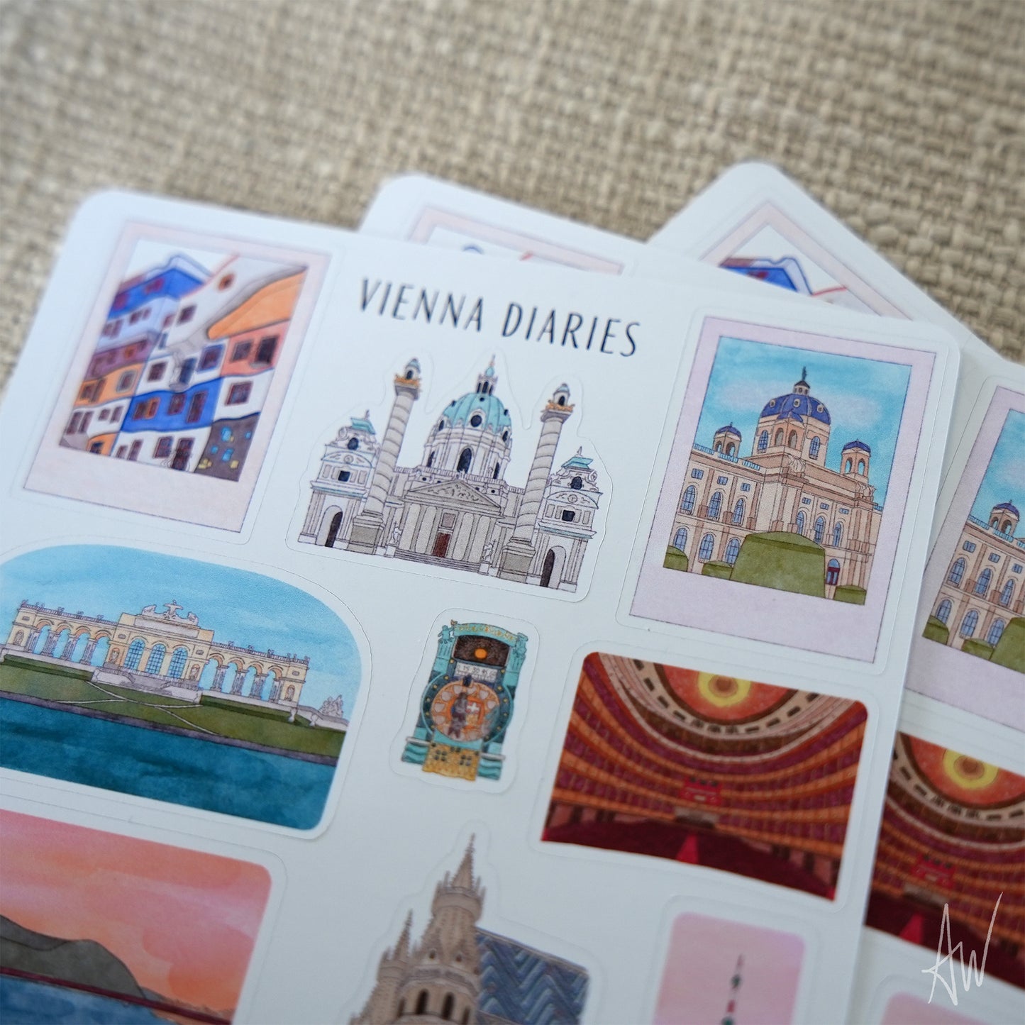 Vienna Diaries | Sticker Sheet