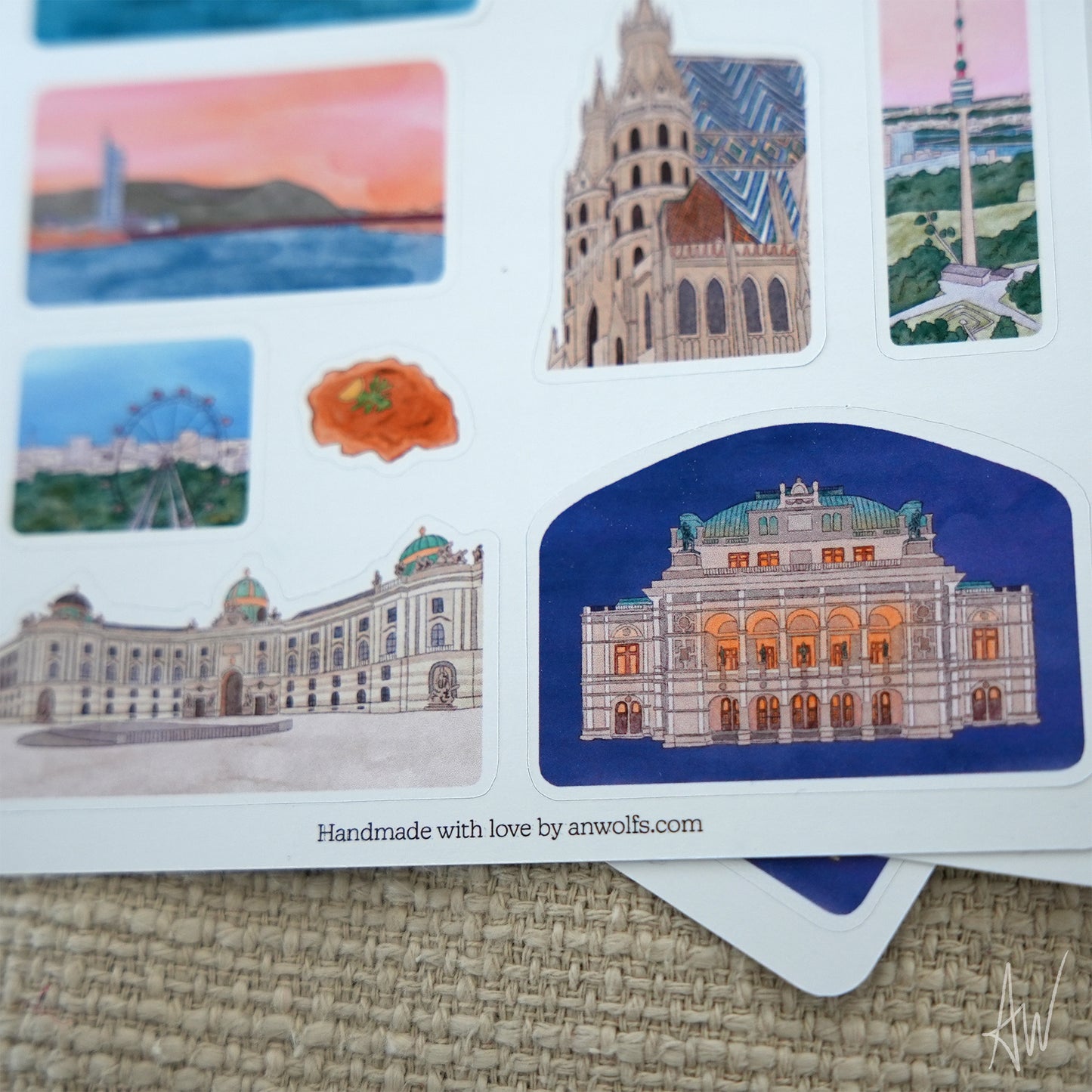 Vienna Diaries | Sticker Sheet
