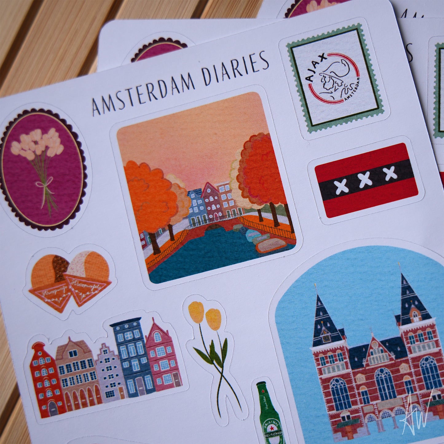 Amsterdam Diaries | Sticker Sheet