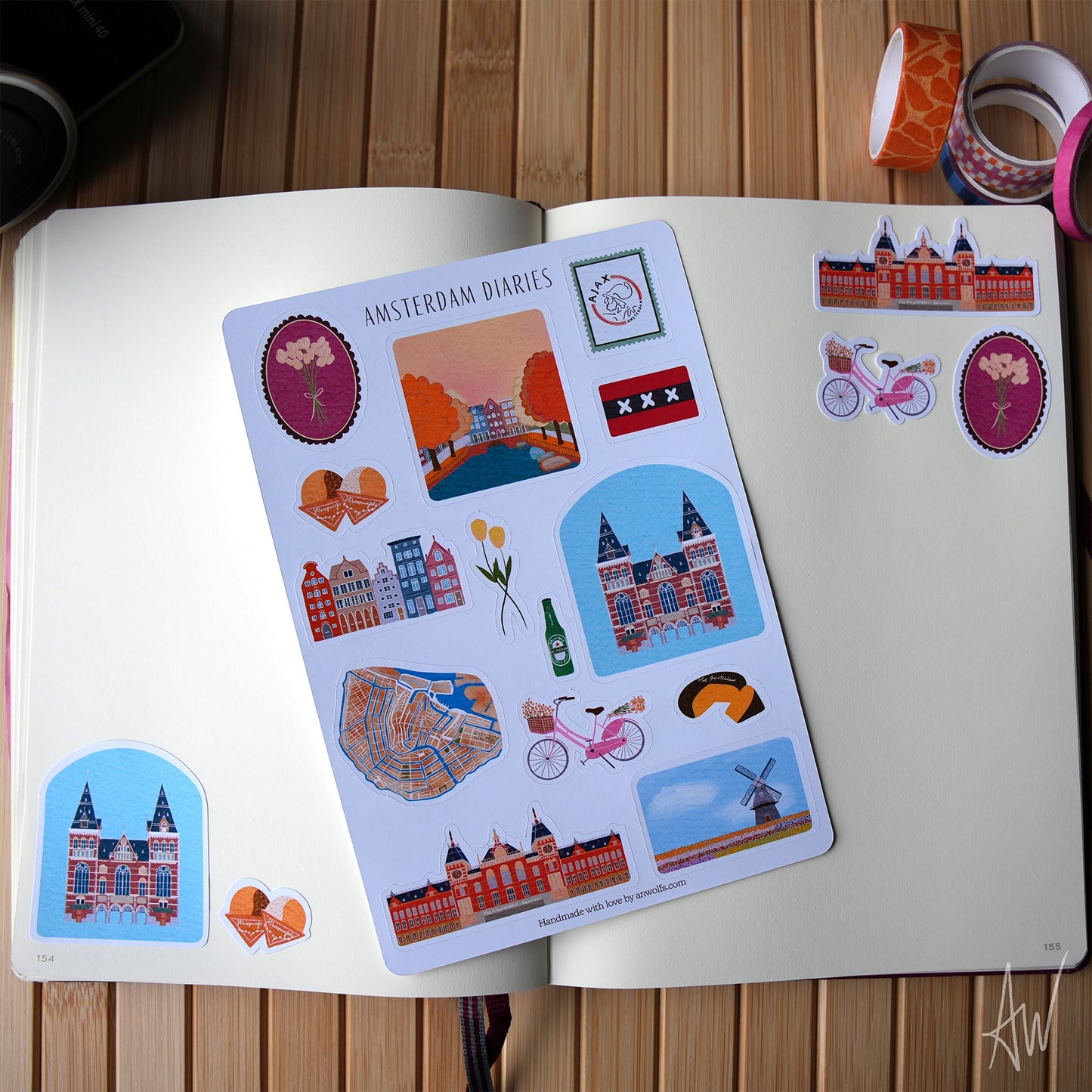 Amsterdam Diaries | Sticker Sheet