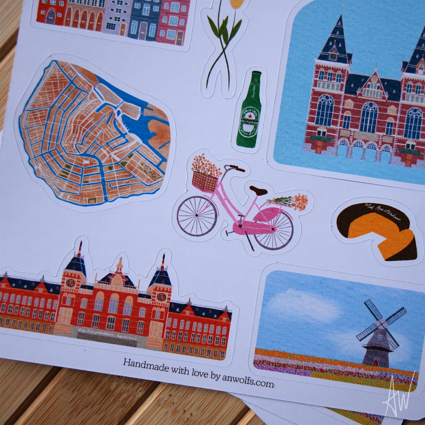 Amsterdam Diaries | Sticker Sheet
