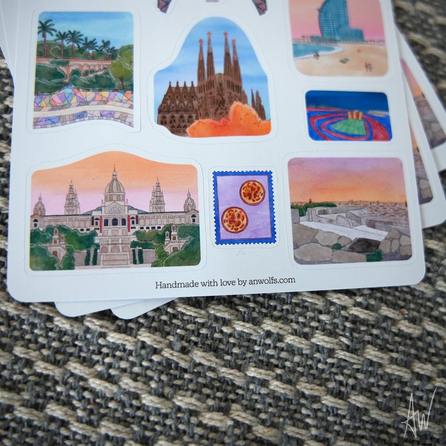 Barcelona Diaries | Sticker Sheet