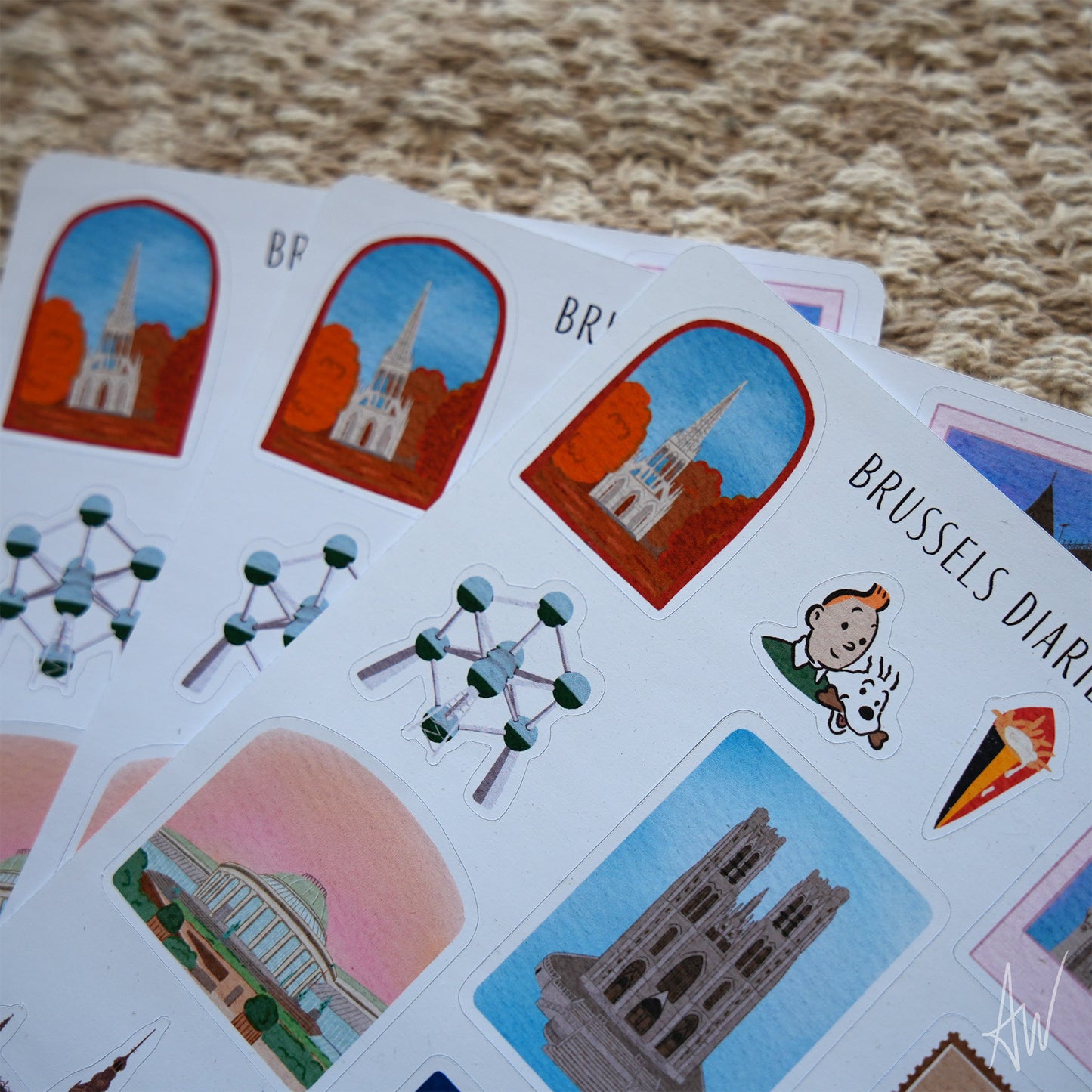 Brussels Diaries | Sticker Sheet