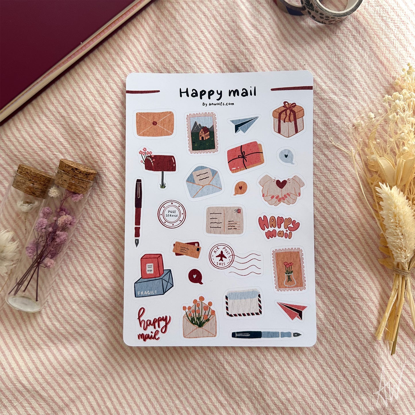 Happy mail | Sticker Sheet