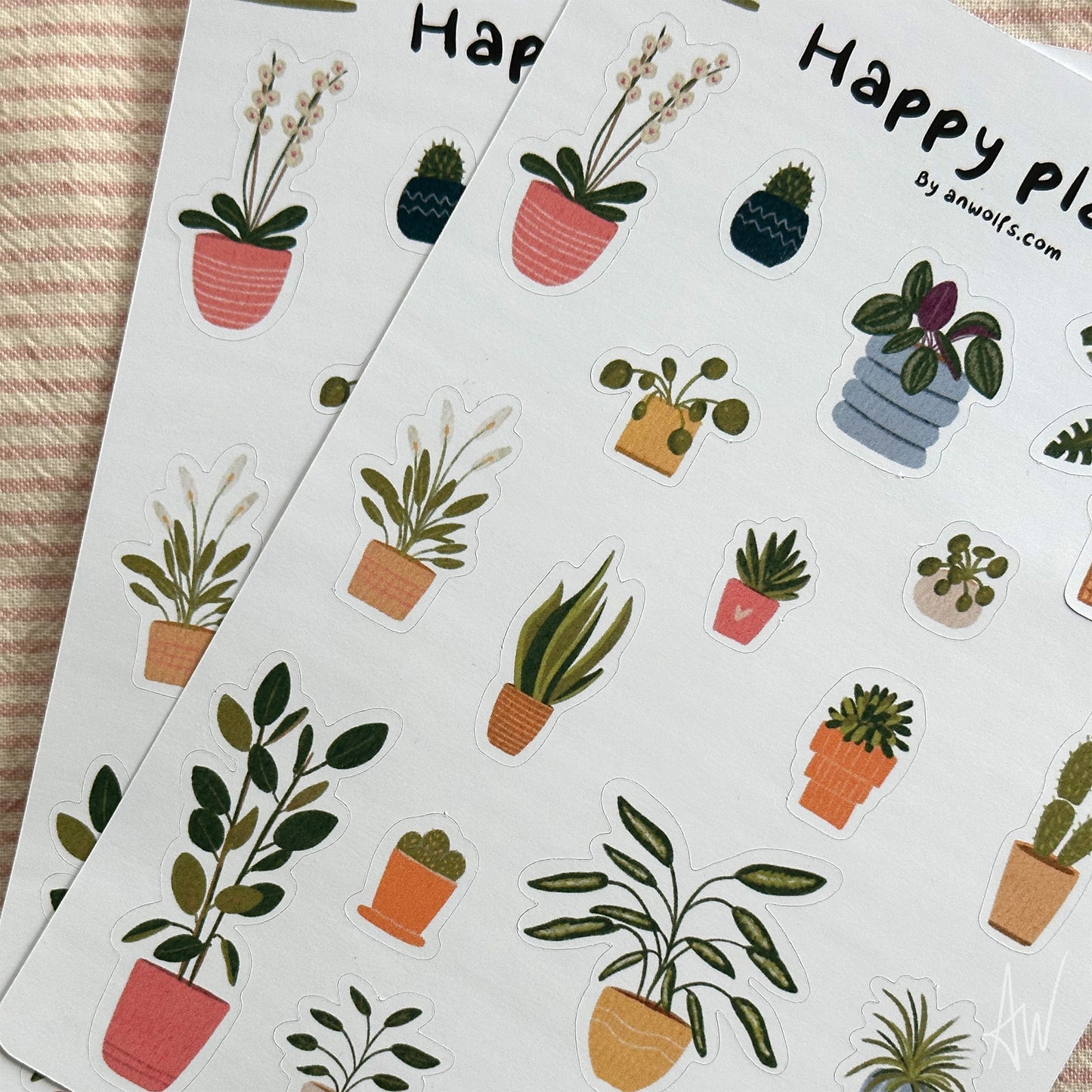 Happy plants | Stickervel