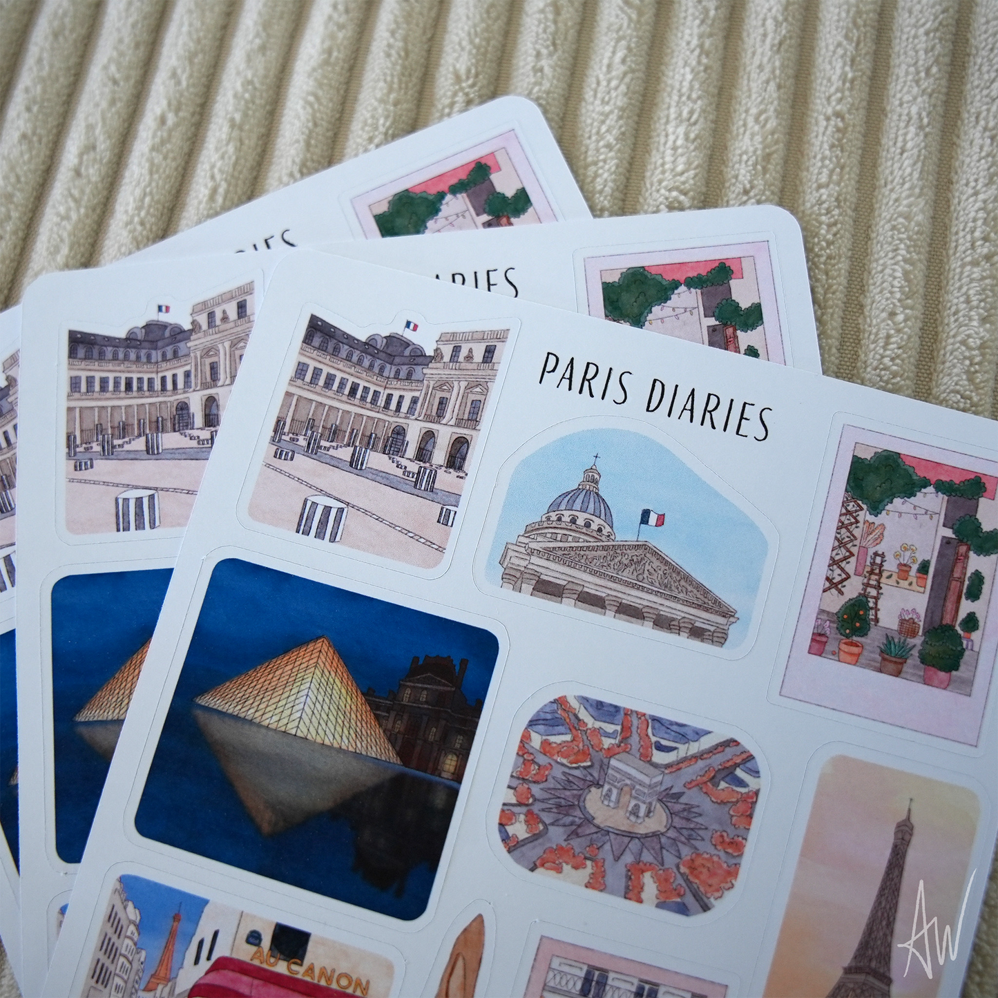 Parijs Diaries | Sticker Sheet