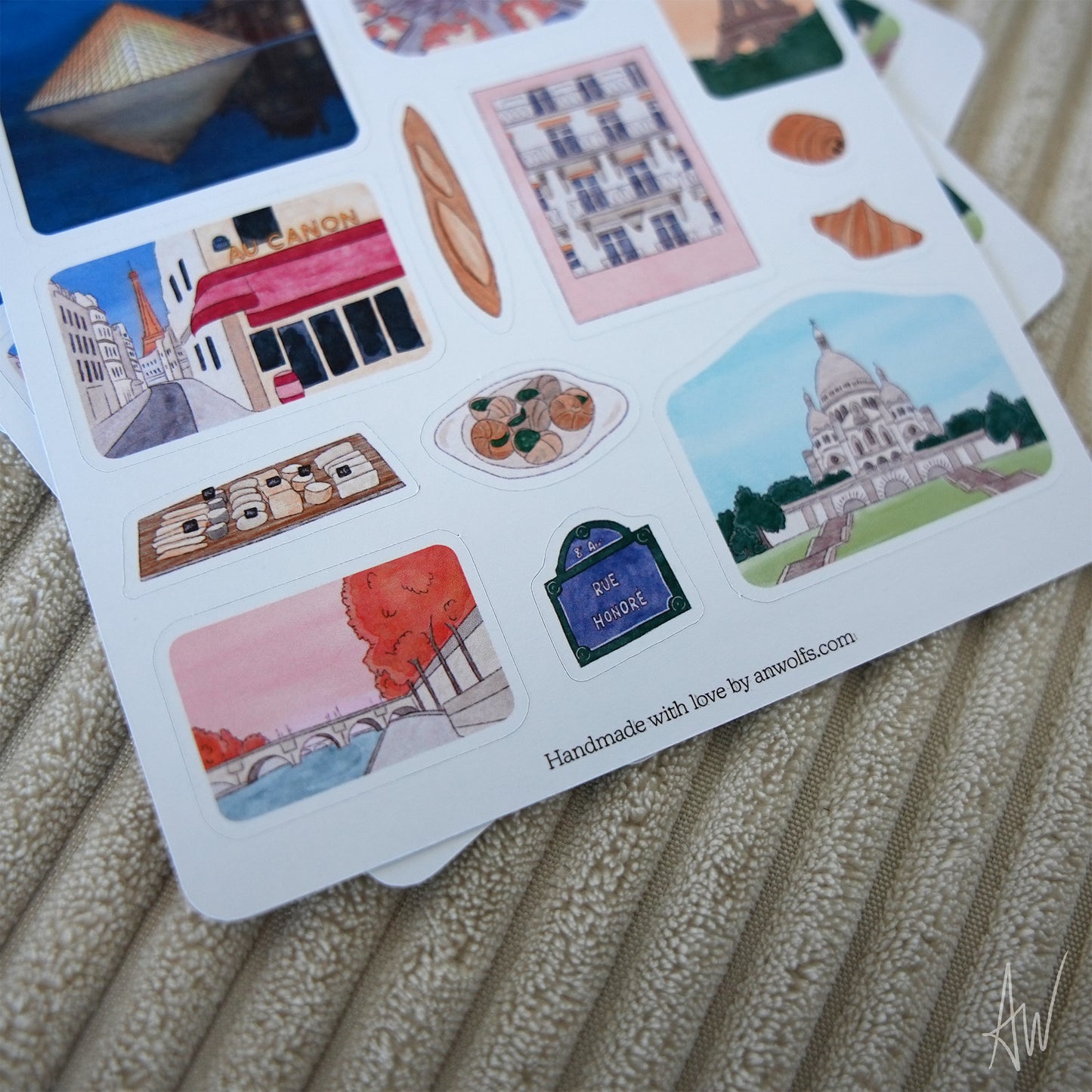 Parijs Diaries | Sticker Sheet