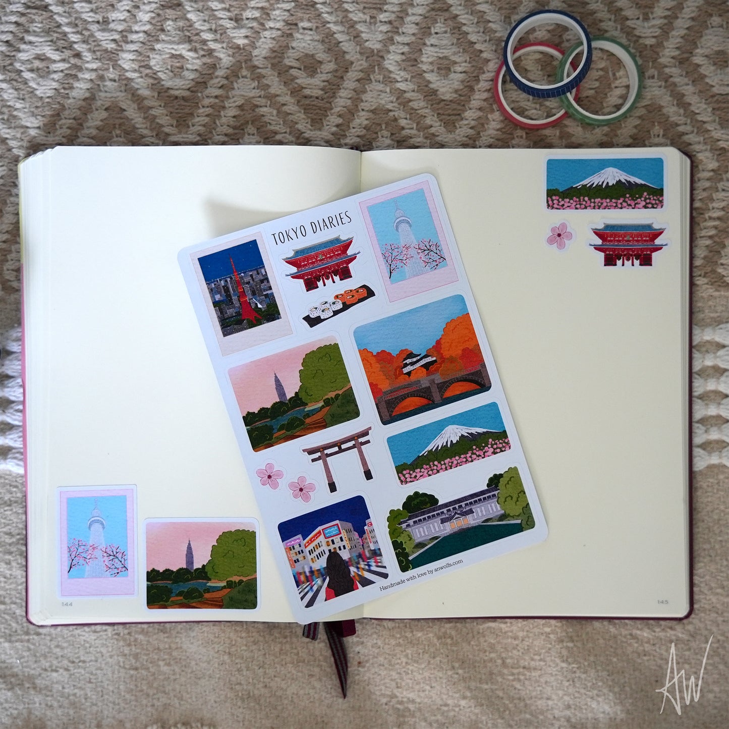 Tokyo Diaries | Sticker Sheet