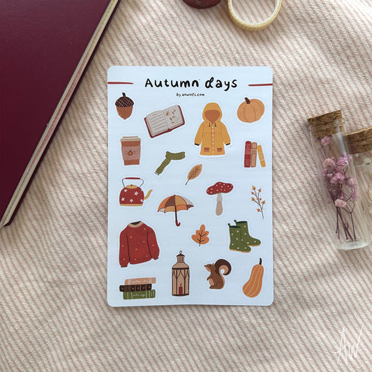 Herfstdagen | Stickervel