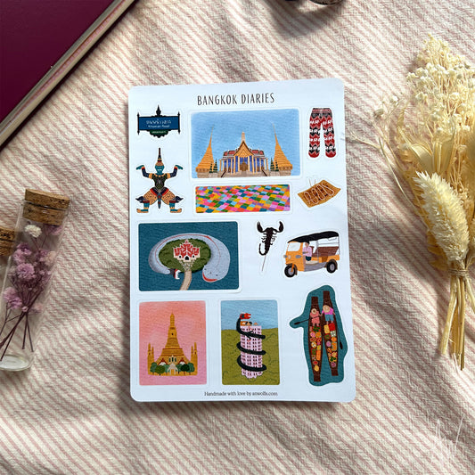 Bangkok Diaries | Sticker Sheet
