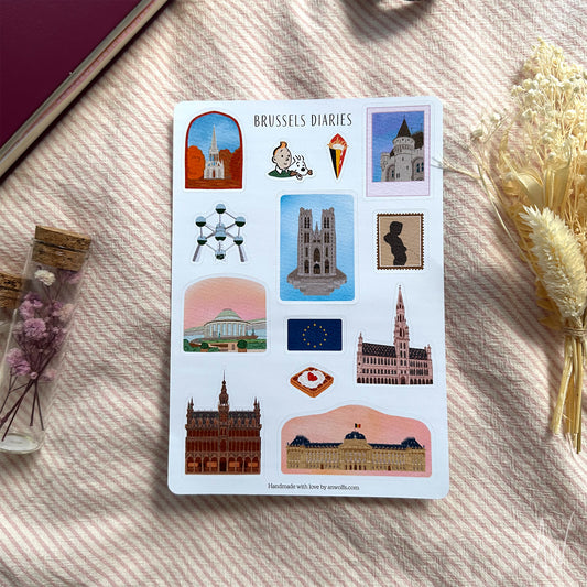Brussels Diaries | Sticker Sheet