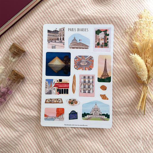 Parijs Diaries | Sticker Sheet