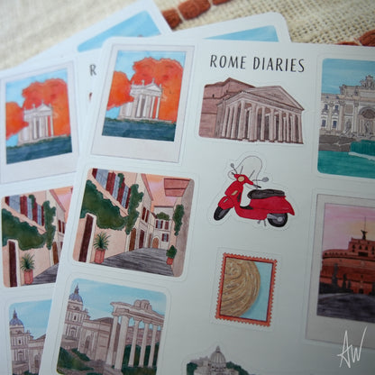 Rome Diaries | Sticker Sheet