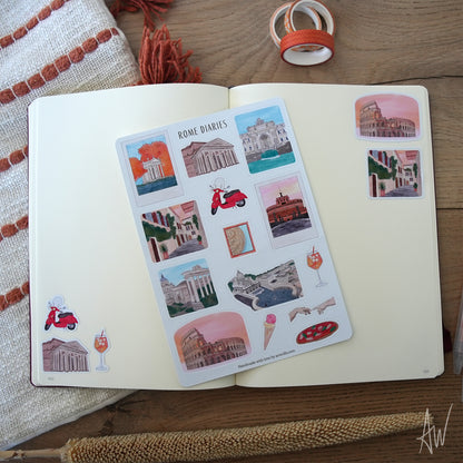 Rome Diaries | Sticker Sheet