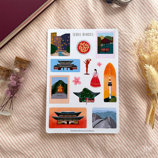 Seoul Diaries | Sticker Sheet