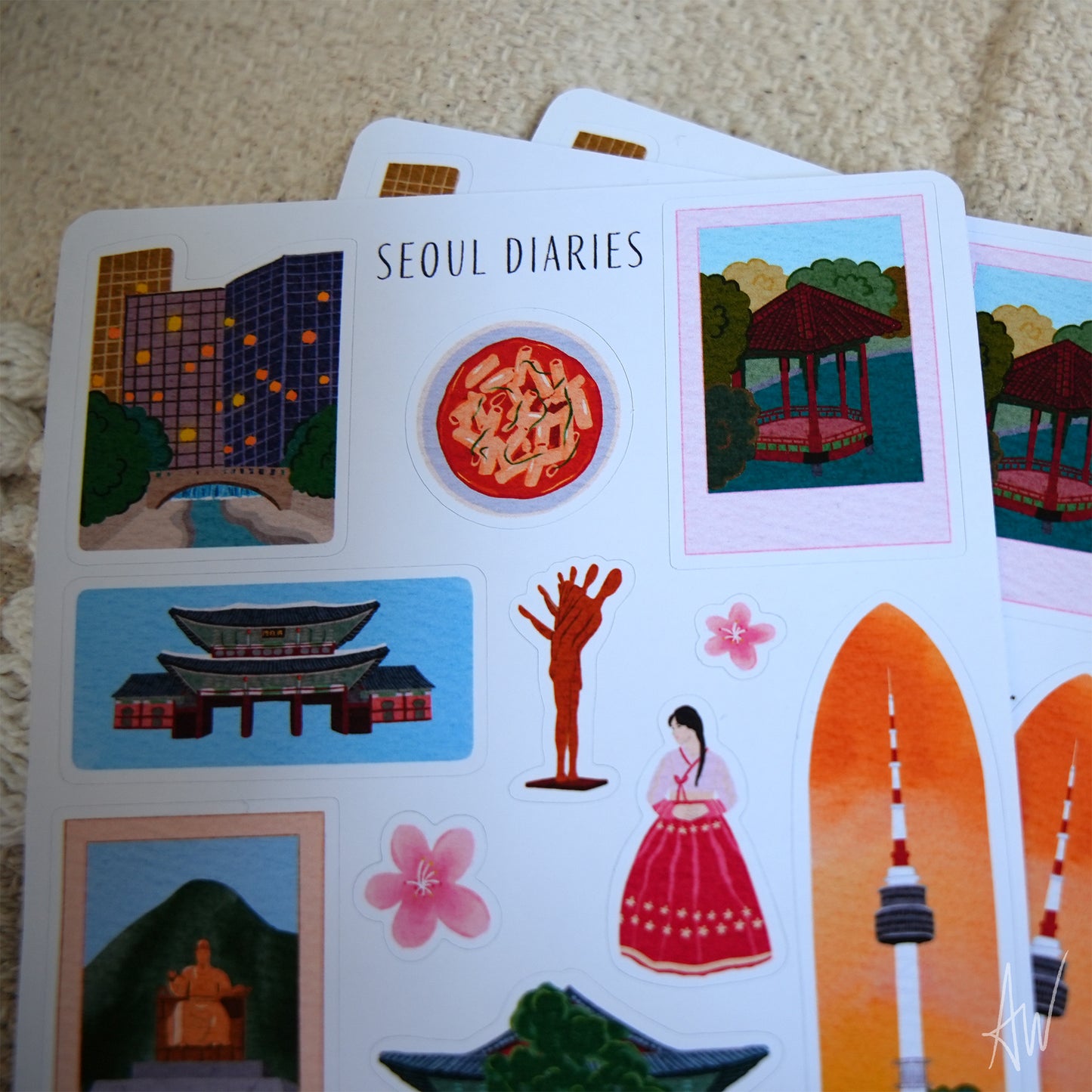 Seoul Diaries | Sticker Sheet