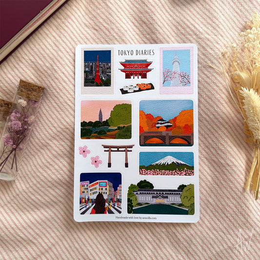 Tokyo Diaries | Sticker Sheet