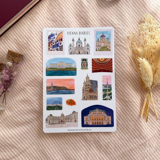 Vienna Diaries | Sticker Sheet