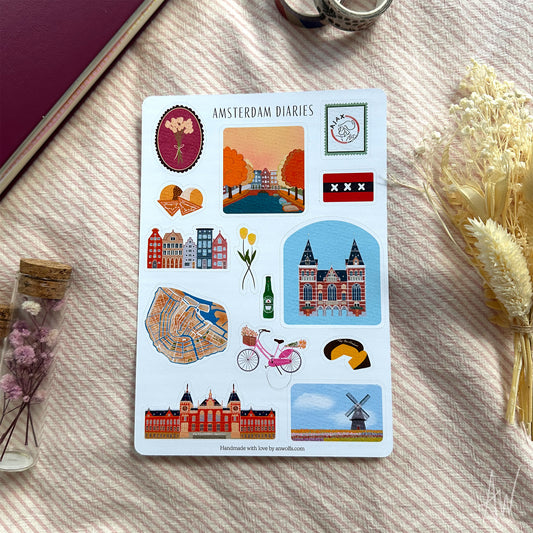 Amsterdam Diaries | Sticker Sheet