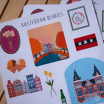 Amsterdam Diaries | Sticker Sheet