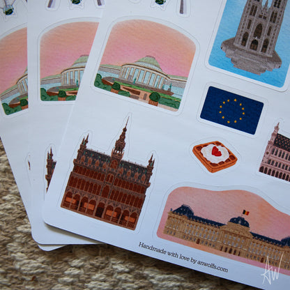 Brussels Diaries | Sticker Sheet