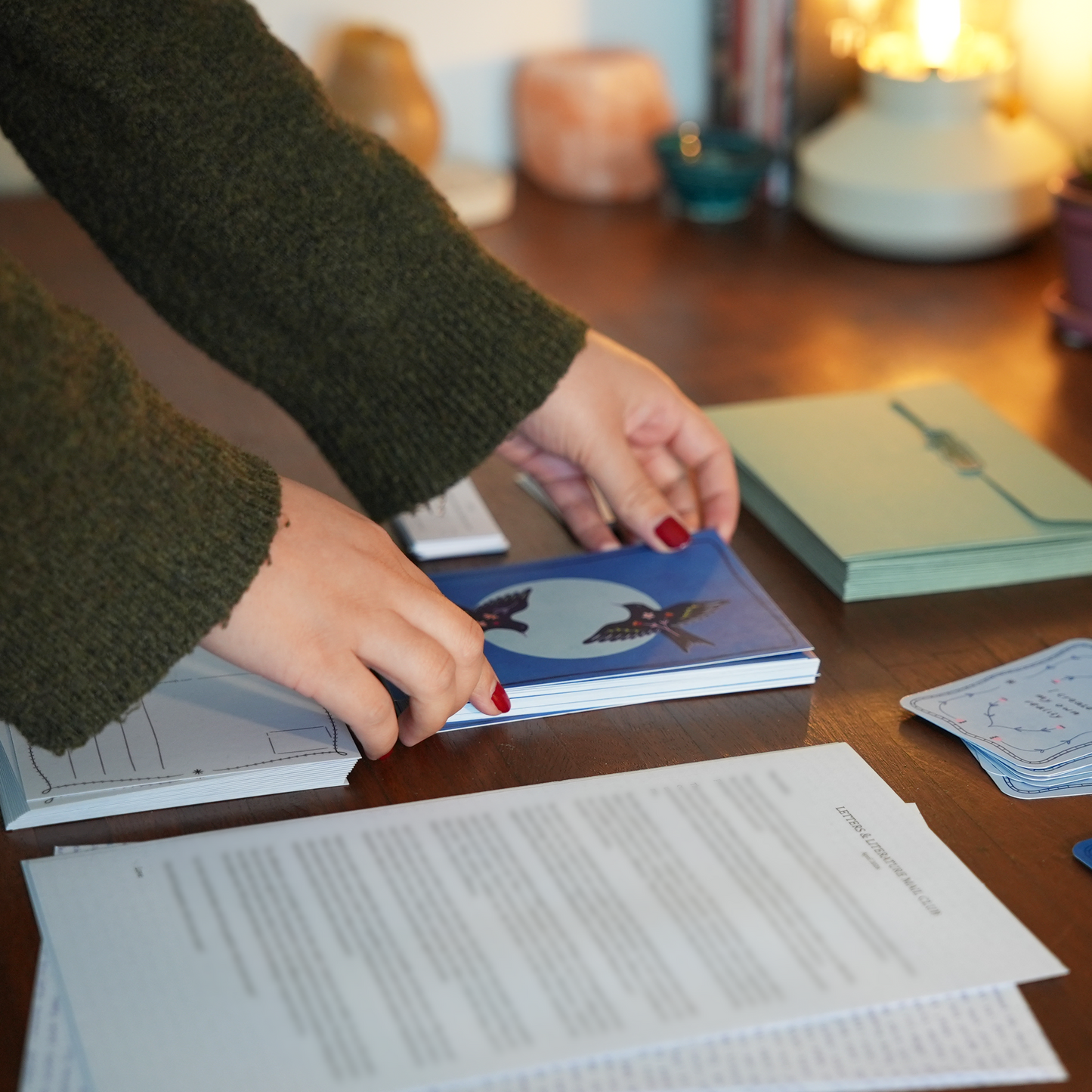 Letters & Literature Mail Club 💌 Early Members