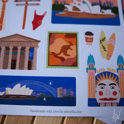 Sydney Diaries | Sticker Sheet